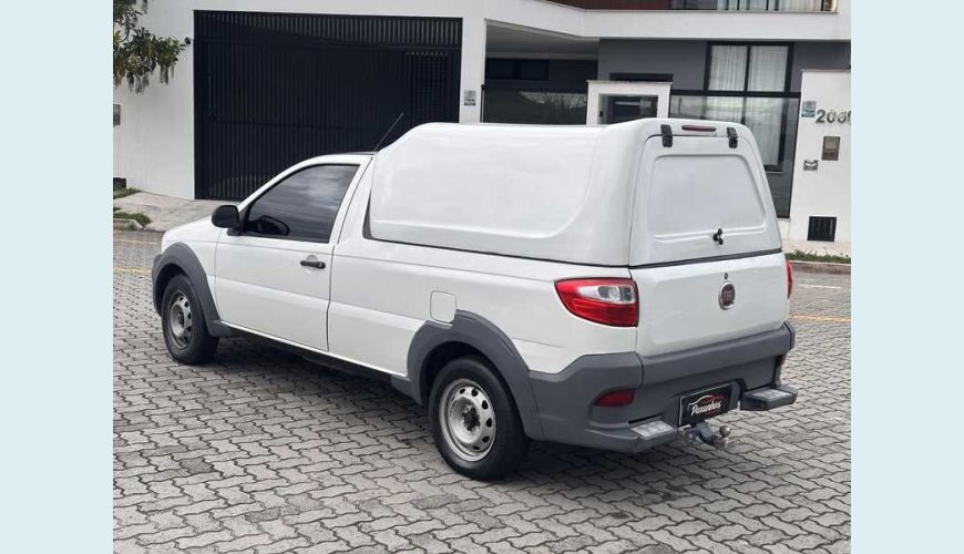 FIAT FIAT STRADA HARD WORKING 1.4 FIRE FLEX MANUAL 2P - BRANCO - 2019 Foto 4 (Grande)