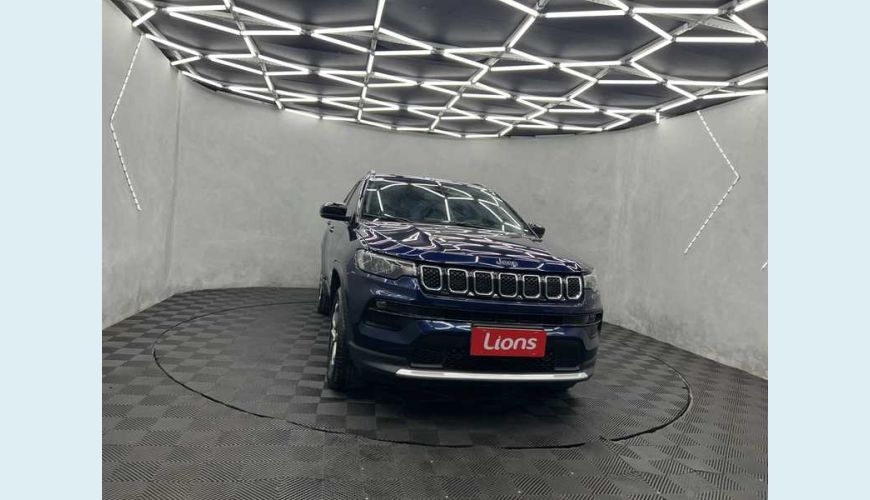 JEEP COMPASS LONGITUDE 1.3 T270 FLEX AUT. 4P - AZUL - 2023 Foto 4 (Grande)