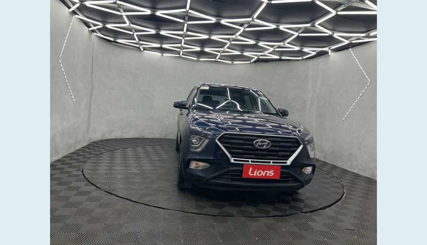 HYUNDAI CRETA COMFORT 1.0 TURBO FLEX AUT 4P - AZUL - 2024 Foto 4 (Grande)