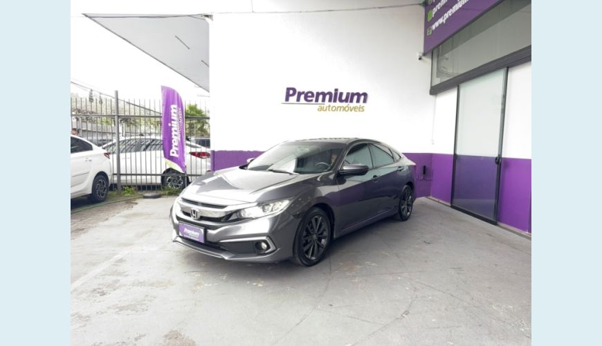 HONDA CIVIC FLEX AUT. 4P - CINZA - 2021 Foto 4 (Grande)