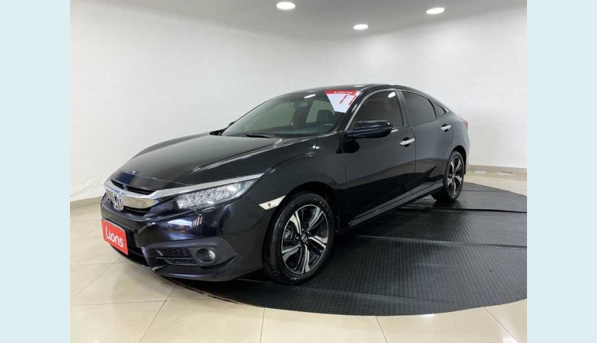 HONDA HONDA CIVIC TOURING 1.5 TURBO FLEX AUT. 4P - PRETO - 2017 Foto 4 (Grande)