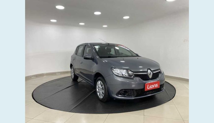 RENAULT RENAULT SANDERO EXPRESSION 1.6 16V FLEX MANUAL 4P - CINZA - 2018 Foto 4 (Grande)
