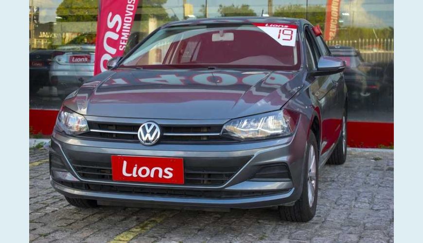 VOLKSWAGEN VIRTUS MSI 1.6 16V FLEX MANUAL 4P - CINZA - 2019 Foto 4 (Grande)