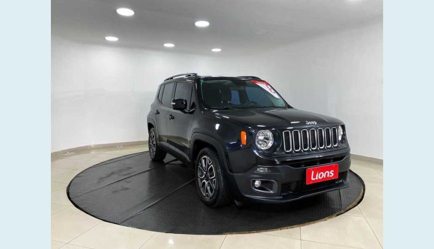 JEEP RENEGADE LONGITUDE 1.8 FLEX AUT. 4P - PRETO - 2018 Foto 4 (Grande)