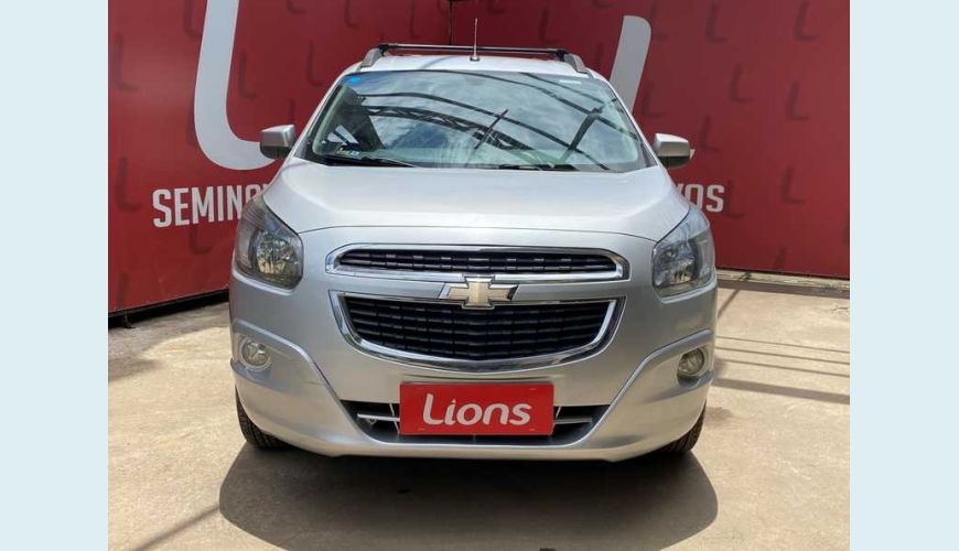CHEVROLET CHEVROLET SPIN LT 1.8 FLEX MANUAL 4P - PRATA - 2016 Foto 4 (Grande)