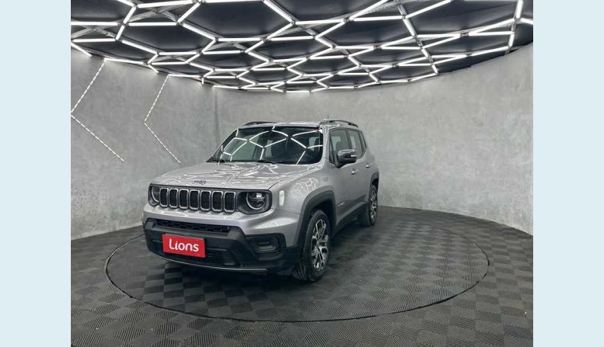 JEEP RENEGADE LONGITUDE T270 1.3 TURBO FLEX AUT. 4P - PRATA - 2024 Foto 4 (Grande)