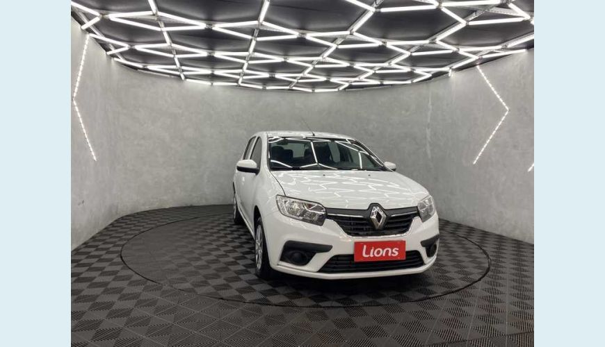 RENAULT SANDERO ZEN 1.0 12V FLEX MANUAL 4P - BRANCO - 2021 Foto 4 (Grande)