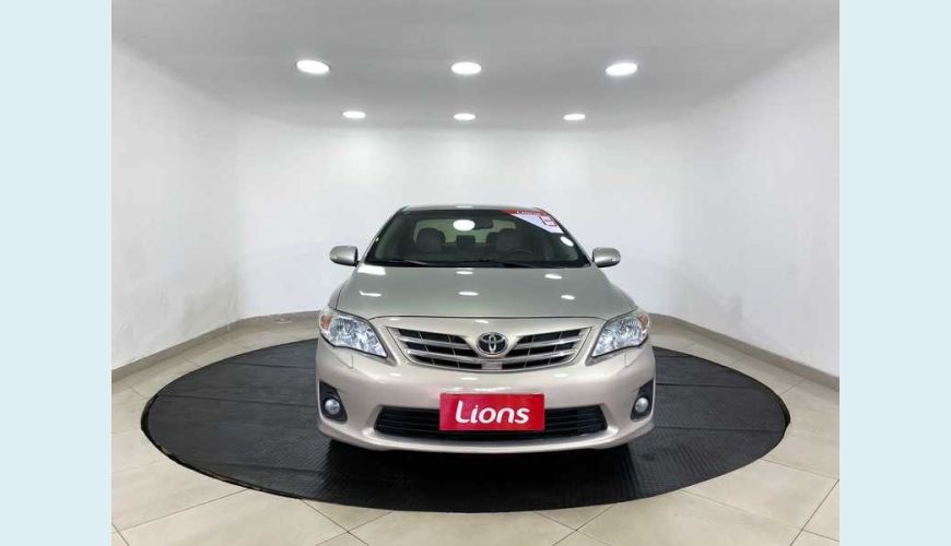 TOYOTA COROLLA XEI MULTI-DRIVE S 2.0 FLEX AUT. 4P - BEGE - 2013 Foto 4 (Grande)