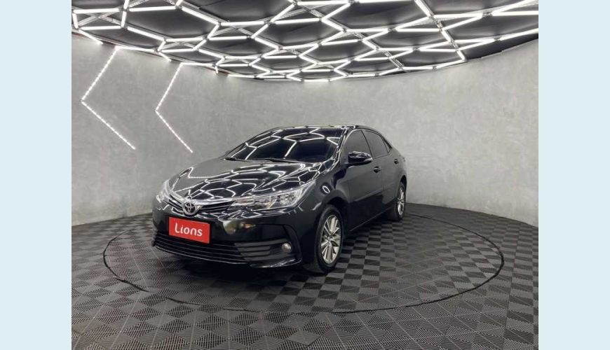 TOYOTA COROLLA 1.8 DUAL VVT GLI MULTI-DRIVE FLEX AUT. 4P - PRETO - 2018 Foto 4 (Grande)