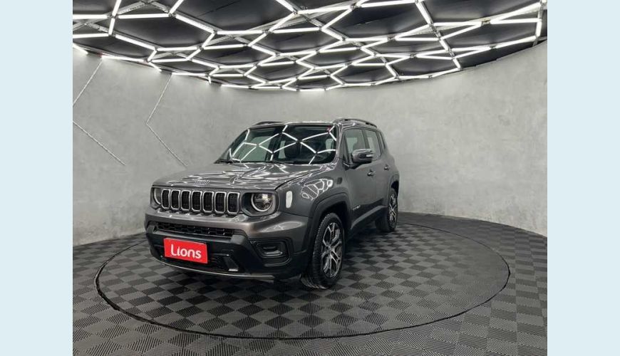 JEEP RENEGADE LONGITUDE T270 1.3 TURBO FLEX MANUAL 4P - CINZA - 2023 Foto 4 (Grande)