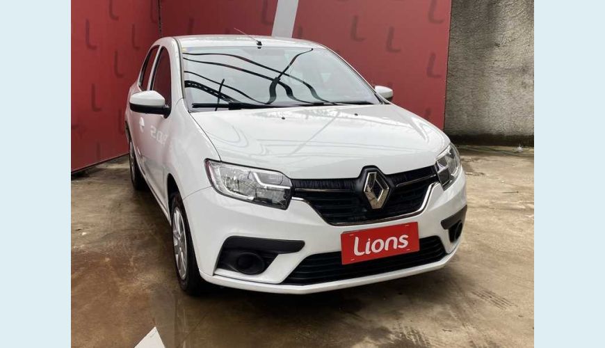 RENAULT RENAULT LOGAN LIFE 1.0 12V FLEX MANUAL 4P - BRANCO - 2021 Foto 4 (Grande)
