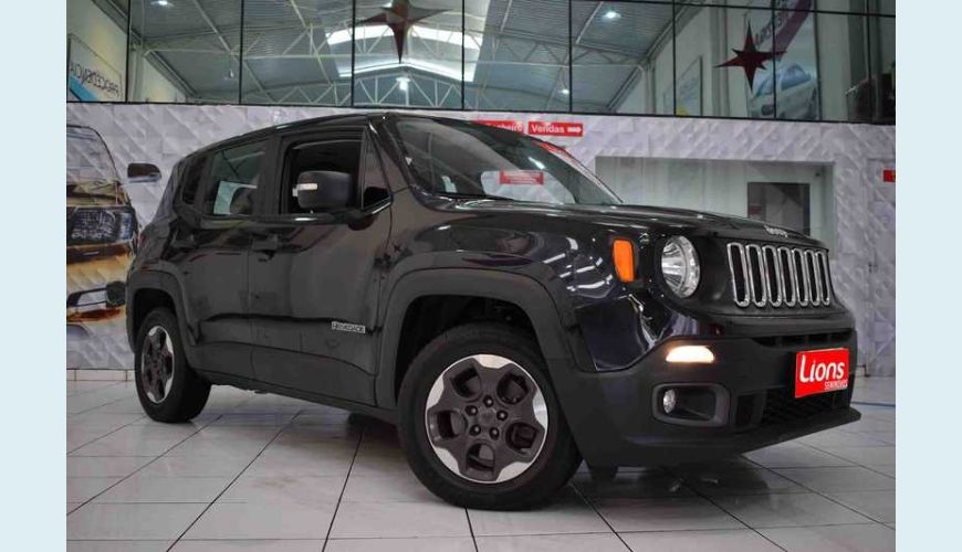 JEEP JEEP RENEGADE 1.8 FLEX AUT. 4P - PRETO - 2016 Foto 4 (Grande)