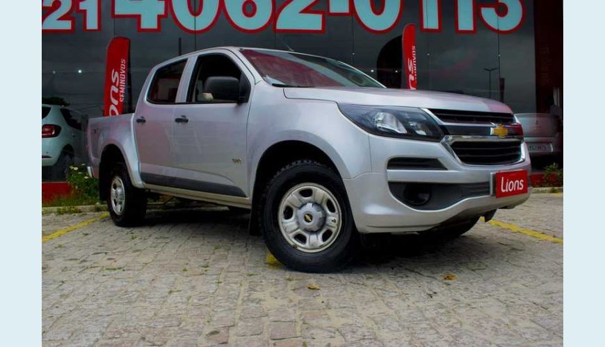CHEVROLET S-10 CS LS 4WD 2.8 FLEX MANUAL 2P - PRATA - 2018 Foto 4 (Grande)