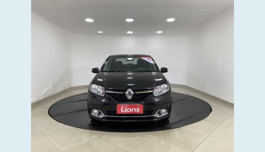 RENAULT LOGAN EXPRESSION 1.6 8V FLEX MANUAL 4P - PRETO - 2014 Foto 4 (Grande)