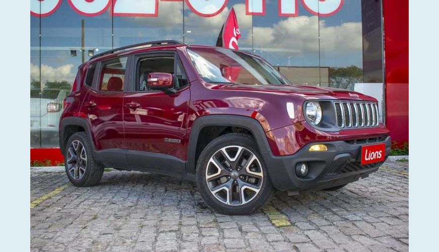 JEEP RENEGADE LONGITUDE 1.8 FLEX AUT. 4P - VERMELHO - 2020 Foto 4 (Grande)