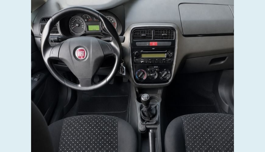FIAT PUNTO FLEX MANUAL 4P - PRETO - 2008 Foto 4 (Grande)