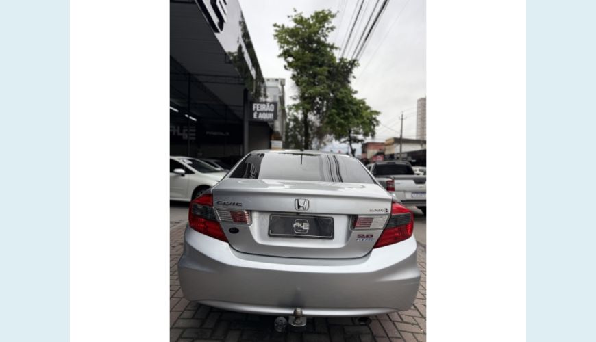 HONDA HONDA CIVIC FLEX AUT. 4P - PRATA - 2014 Foto 4 (Grande)