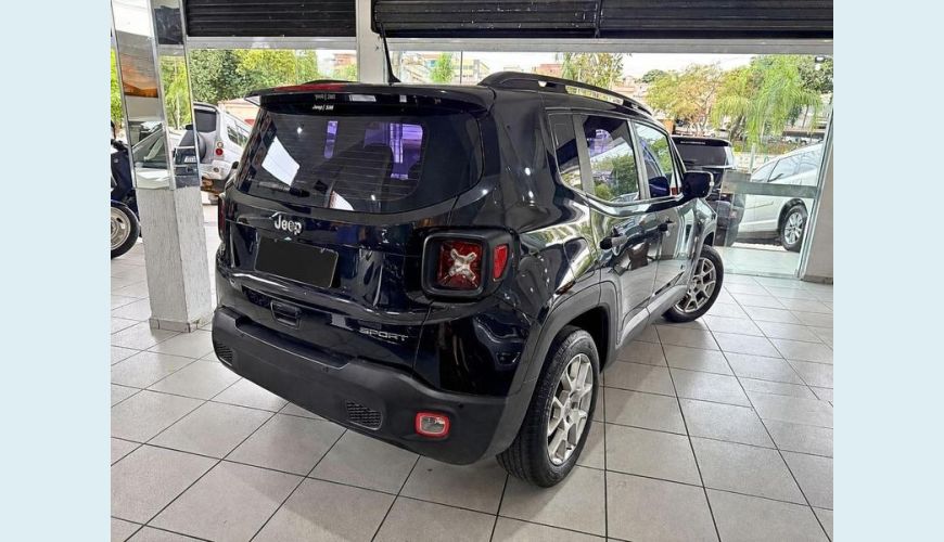 JEEP RENEGADE SPORT 1.8 16V FLEX MANUAL 4P - PRETO - 2020 Foto 4 (Grande)