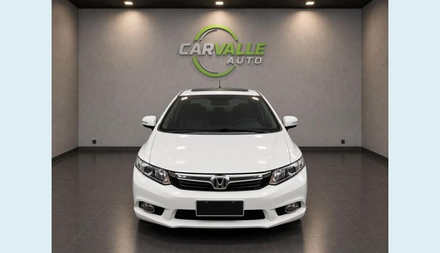 HONDA HONDA CIVIC SEDAN EXS 1.8 FLEX 16V AUT. 4P - BRANCO - 2012 Foto 4 (Grande)