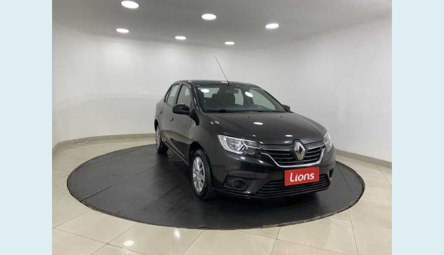 RENAULT LOGAN ZEN 1.0 12V SCE FLEX - PRETO - 2020 Foto 4 (Grande)