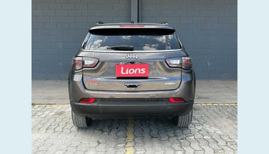 JEEP COMPASS LONGITUDE 1.3 T270 (AUT) (FLEX) - CINZA - 2023 Foto 4 (Grande)