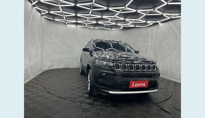 JEEP COMPASS LONGITUDE 1.3 T270 (AUT) (FLEX) - PRETO - 2022 Foto 4 (Grande)