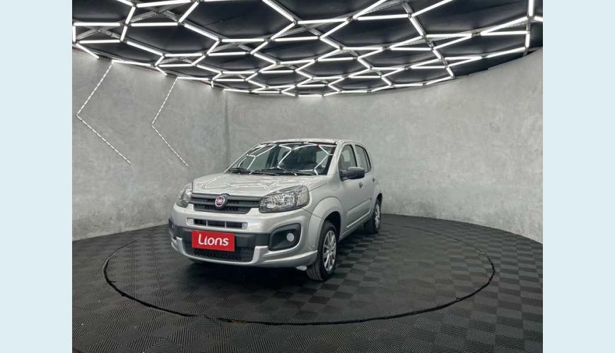 FIAT UNO ATTRACTIVE 1.0 8V (FLEX) 4P - PRATA - 2020 Foto 4 (Grande)