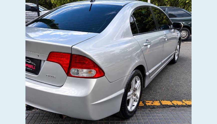HONDA CIVIC SEDAN EXS 1.8/1.8 FLEX 16V AUT. 4P - PRATA - 2008 Foto 4 (Grande)