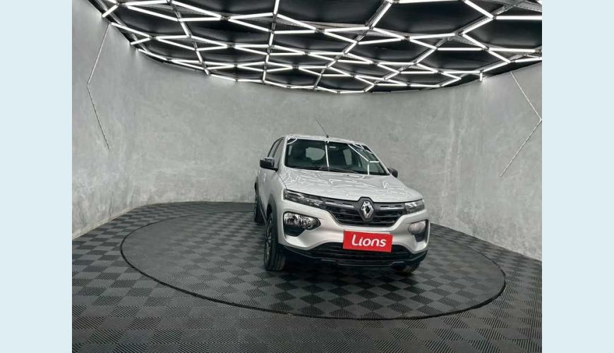 RENAULT KWID INTENSE 1.0 12V SCE FLEX - PRATA - 2023 Foto 4 (Grande)