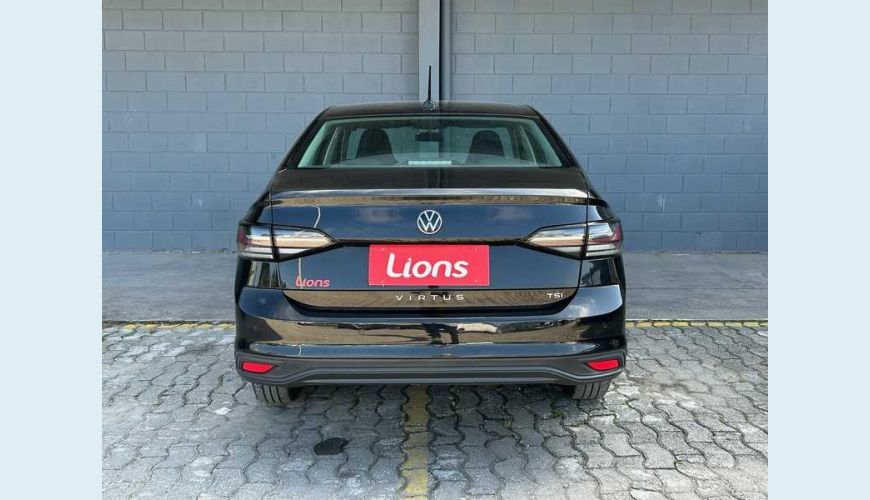 VOLKSWAGEN VIRTUS 1.0 TSI - PRETO - 2025 Foto 4 (Grande)