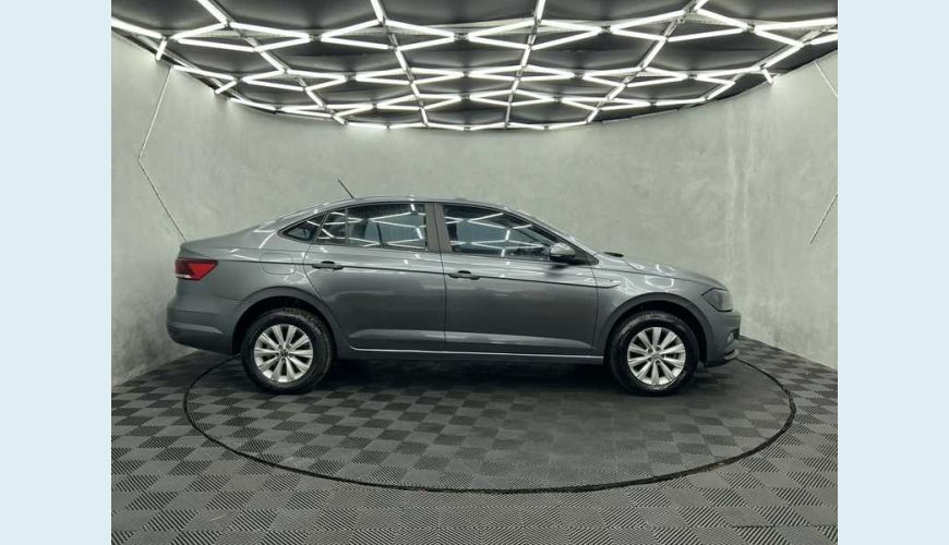 VOLKSWAGEN VIRTUS 1.0 200 TSI COMFORTLINE FLEX AUT. - CINZA - 2021 Foto 4 (Grande)