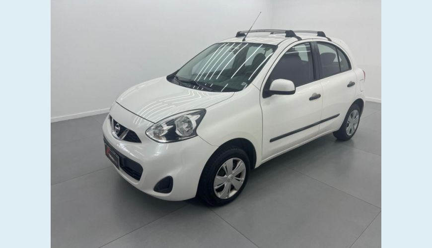 NISSAN MARCH 10S FLEX MANUAL 4P - BRANCO - 2015 Foto 4 (Grande)