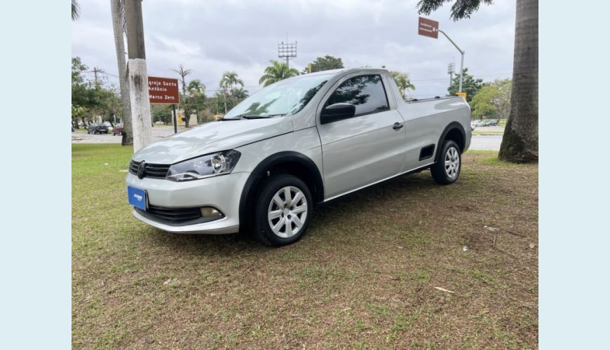 VOLKSWAGEN SAVEIRO FLEX MANUAL 2P - PRATA - 2015 Foto 4 (Grande)