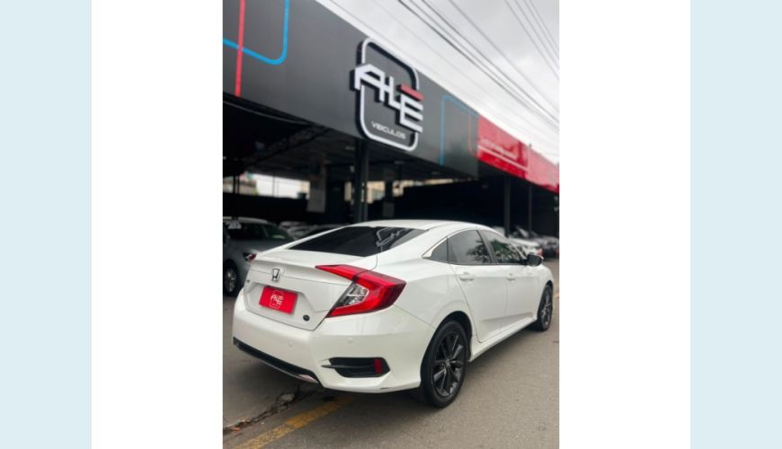 HONDA CIVIC FLEX AUT. 4P - BRANCO - 2020 Foto 4 (Grande)