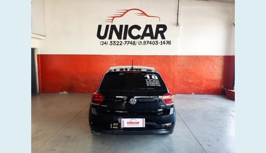 VOLKSWAGEN POLO - PRETO - 2018 Foto 4 (Grande)