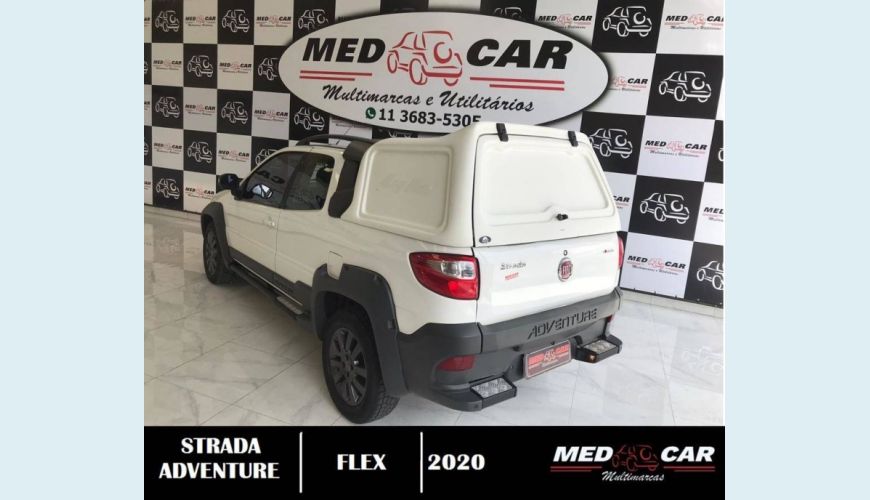 FIAT STRADA 1.8 MPI ADVENTURE CD 16V FLEX 3P MANUAL - BRANCO - 2020 Foto 5 (Grande)