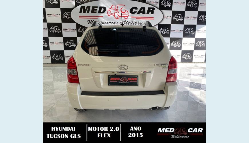 HYUNDAI TUCSON 2.0 MPFI GLS 16V 143CV 2WD FLEX 4P AUT. - BRANCO - 2015 Foto 5 (Grande)