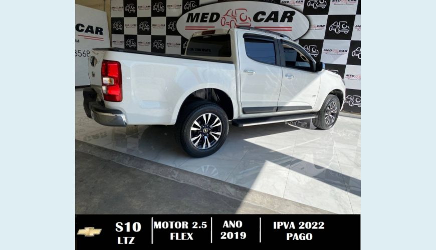 CHEVROLET S-10 2.5 LTZ 4X2 CD 16V FLEX 4P AUT. - BRANCO - 2019 Foto 5 (Grande)