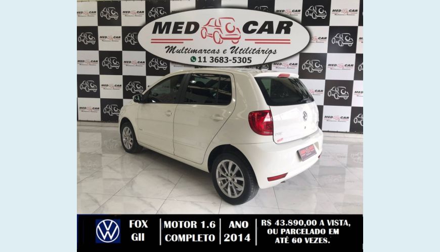 VOLKSWAGEN FOX 1.6 MI 8V FLEX 4P AUT. - BRANCO - 2014 Foto 5 (Grande)