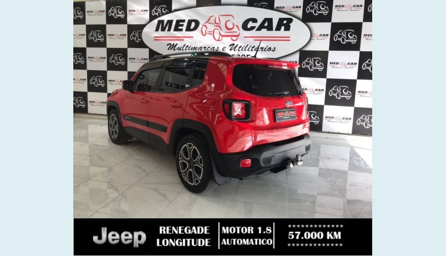JEEP RENEGADE 1.8 16V FLEX LONGITUDE 4P AUT. - VERMELHO - 2016 Foto 5 (Grande)