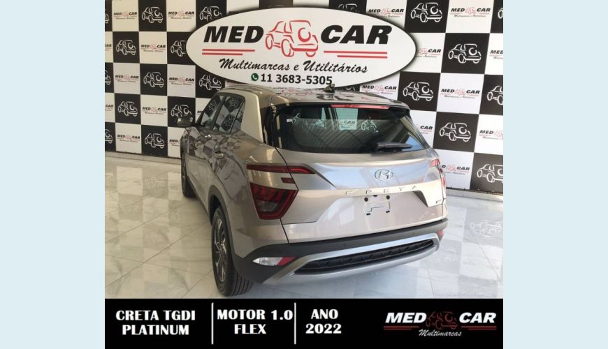 HYUNDAI CRETA 1.0 TGDI FLEX PLATINUM AUT. - BRANCO - 2022 Foto 5 (Grande)