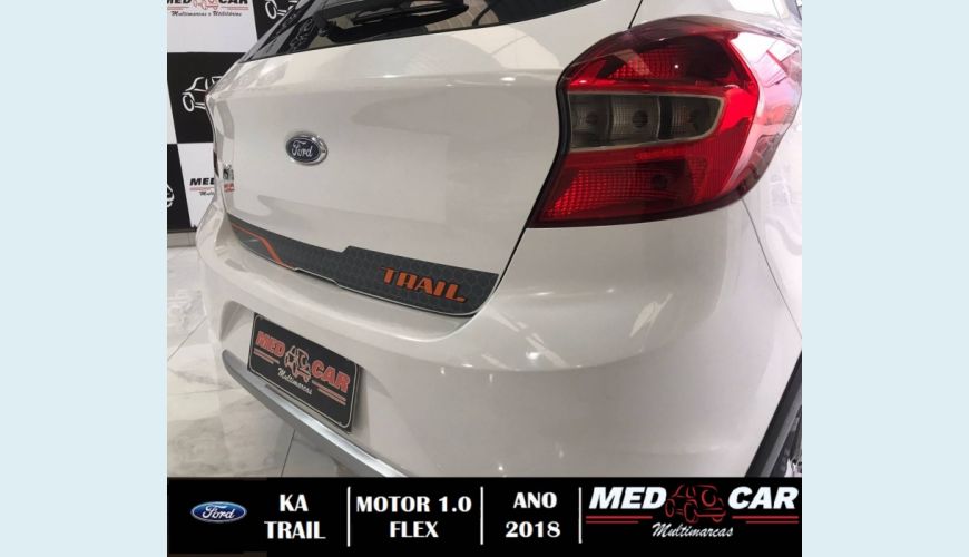FORD KA 1.0 TI-VCT FLEX SE TRAIL MANUAL - BRANCO - 2018 Foto 5 (Grande)