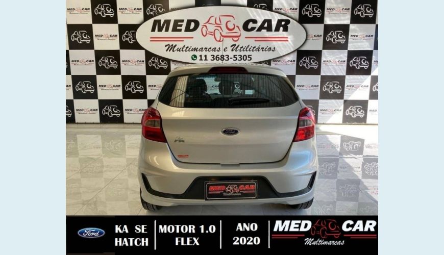 FORD KA 1.0 TI-VCT FLEX SE MANUAL - PRATA - 2020 Foto 5 (Grande)