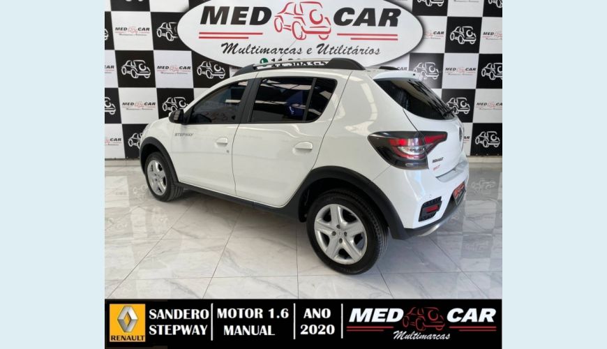 RENAULT SANDERO 1.6 16V SCE FLEX STEPWAY ZEN MANUAL - BRANCO - 2020 Foto 5 (Grande)