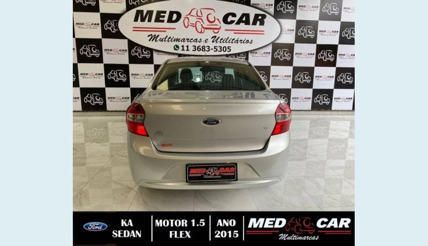 FORD KA 1.5 SIGMA FLEX SE MANUAL - PRATA - 2015 Foto 5 (Grande)