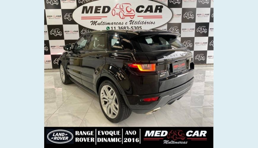 LAND ROVER RANGE ROVER EVOQUE 2.0 HSE DYNAMIC 4WD 16V 4P AUT. - PRETO - 2016 Foto 5 (Grande)