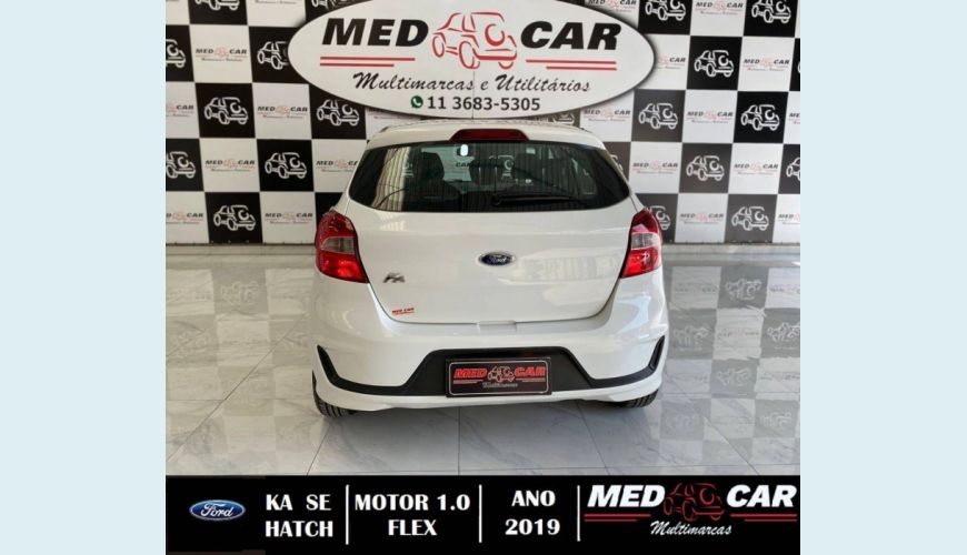FORD KA 1.0 TI-VCT FLEX SE MANUAL - BRANCO - 2019 Foto 5 (Grande)