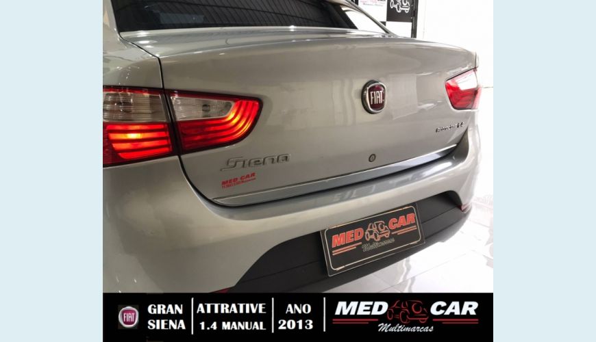 FIAT SIENA 1.4 MPI ATTRACTIVE 8V FLEX 4P MANUAL - PRATA - 2013 Foto 5 (Grande)