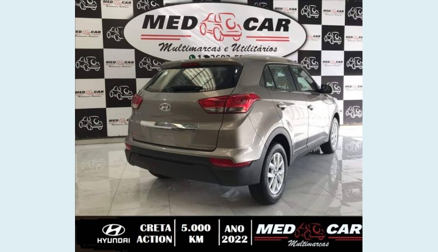 HYUNDAI CRETA 1.6 16V FLEX ACTION AUT. - BRANCO - 2022 Foto 5 (Grande)