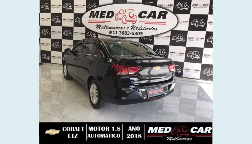 CHEVROLET COBALT 1.8 MPFI LTZ 8V FLEX 4P AUT. - PRETO - 2018 Foto 5 (Grande)